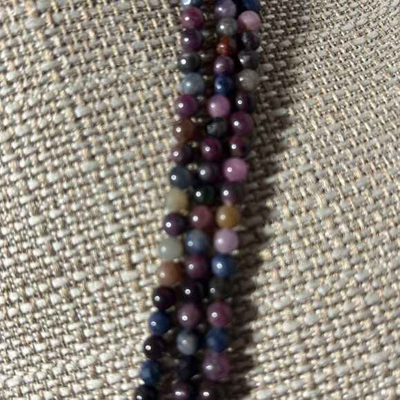 Jay Taylor 16” Mine Finds Tourmaline Triple Strand Necklace. Exquisite. WA274 - Picture 4 of 8